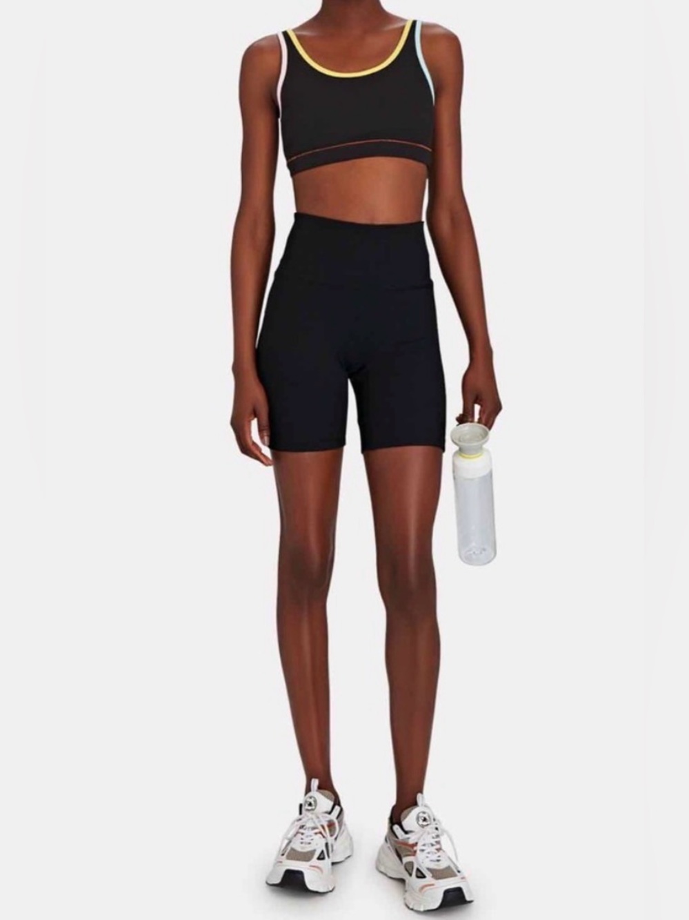Solid & Striped Sport Ribbed Workout Set